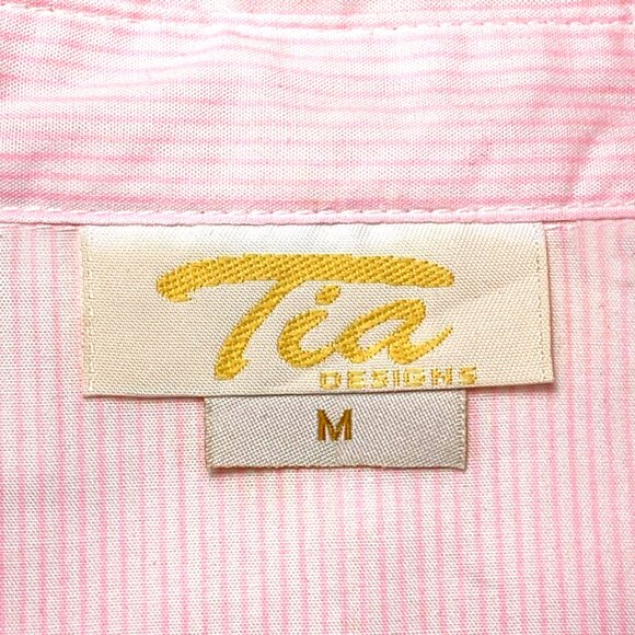 VINTAGE TIA Deadstock Novelty 50's Diner Embroidered Button Down Shirt - Picture 6 of 8